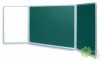 Школьная трехэлементная доска BoardSYS 120х170/340 см, магнитно-комбинированная, металлокерамическое покрытие - klass.market - Москва