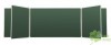 Доска магнитная меловая, зеленая школьная пятиэлементная BoardSYS (120x400 см) 5-ти элементная - klass.market - Москва