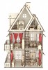 Сказочный кукольный домик с 6-ю комплектами мебели - klass.market - Москва