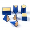 Набор деревянных геометрических тел для изучения в школе (Монтессори) - klass.market - Москва