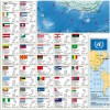 Политическая карта мира с инфографикой ламинированная (21) - klass.market - Москва