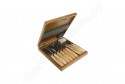 Набор из 9 резцов + брусок в деревянной коробке NAREX Standart 894813 - klass.market - Москва