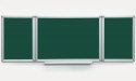 Школьная трехэлементная доска BoardSYS 100х150/300 см, магнитно-меловая в ПРЕМИУМ профиле - klass.market - Москва