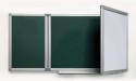 Школьная трехэлементная доска BoardSYS 100х150/300 магнитно-комбинированная в ПРЕМИУМ профиле - klass.market - Москва