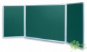 Школьная трехэлементная доска BoardSYS 120х150/300 см, магнитно-меловая в ПРЕМИУМ профиле - klass.market - Москва