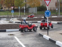 Стационарный перекресток для автогородка в детский садик, школу, колледж - klass.market - Москва
