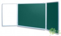 Школьная трехэлементная доска BoardSYS 120х250/500 магнитно-комбинированная - klass.market - Москва