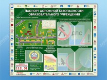 Стенд-уголок «Паспорт дорожной безопасности образовательного учреждения» - klass.market - Москва