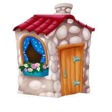 Декорации для детского сада - Каменный домик для поросенка - klass.market - Москва