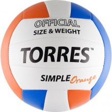 Мяч волейбольный тренировочный "TORRES Simple ORANGE - klass.market - Москва