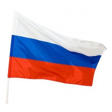 Флаг России (Российской Федерации) под древко 90х135см - klass.market - Москва