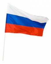 Флаг России с древком 150см - klass.market - Москва