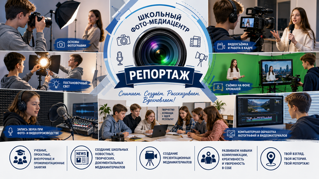 школьный фото медиа центр репортаж Юртэкс+